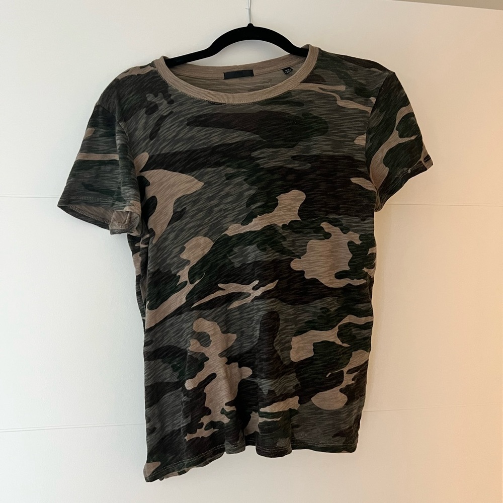ATM Camo crewneck tee